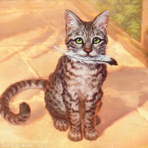 Helpful Hunter - Foundations MtG Art