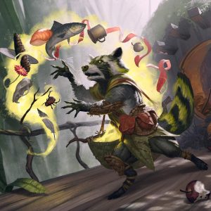 Keen-Eyed Curator - Bloomburrow MtG Art