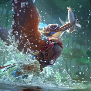 Knightfisher - Bloomburrow MtG Art