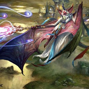 Moonrise Cleric - Bloomburrow MtG Art