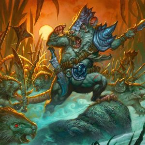 Persistent Marshstalker - Bloomburrow MtG Art