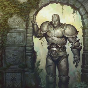 Solemn Simulacrum - Foundations MtG Art