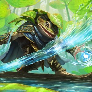 Splash Lasher - Bloomburrow MtG Art