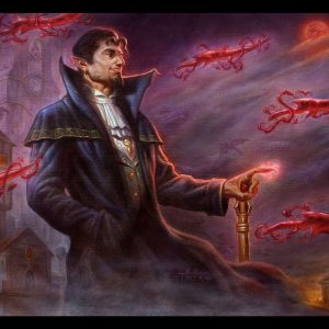 Vengeful Bloodwitch - Foundations MtG Art
