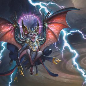Zoraline, Cosmos Caller - Bloomburrow MtG Art