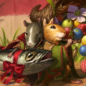 Jolly Gerbils - Bloomburrow MtG Art
