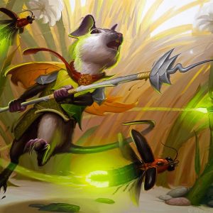Nettle Guard - Bloomburrow MtG Art