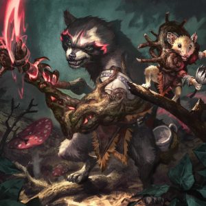Roughshod Duo - Bloomburrow MtG Art