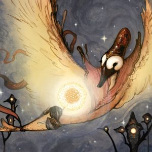 Salvation Swan - Bloomburrow MtG Art
